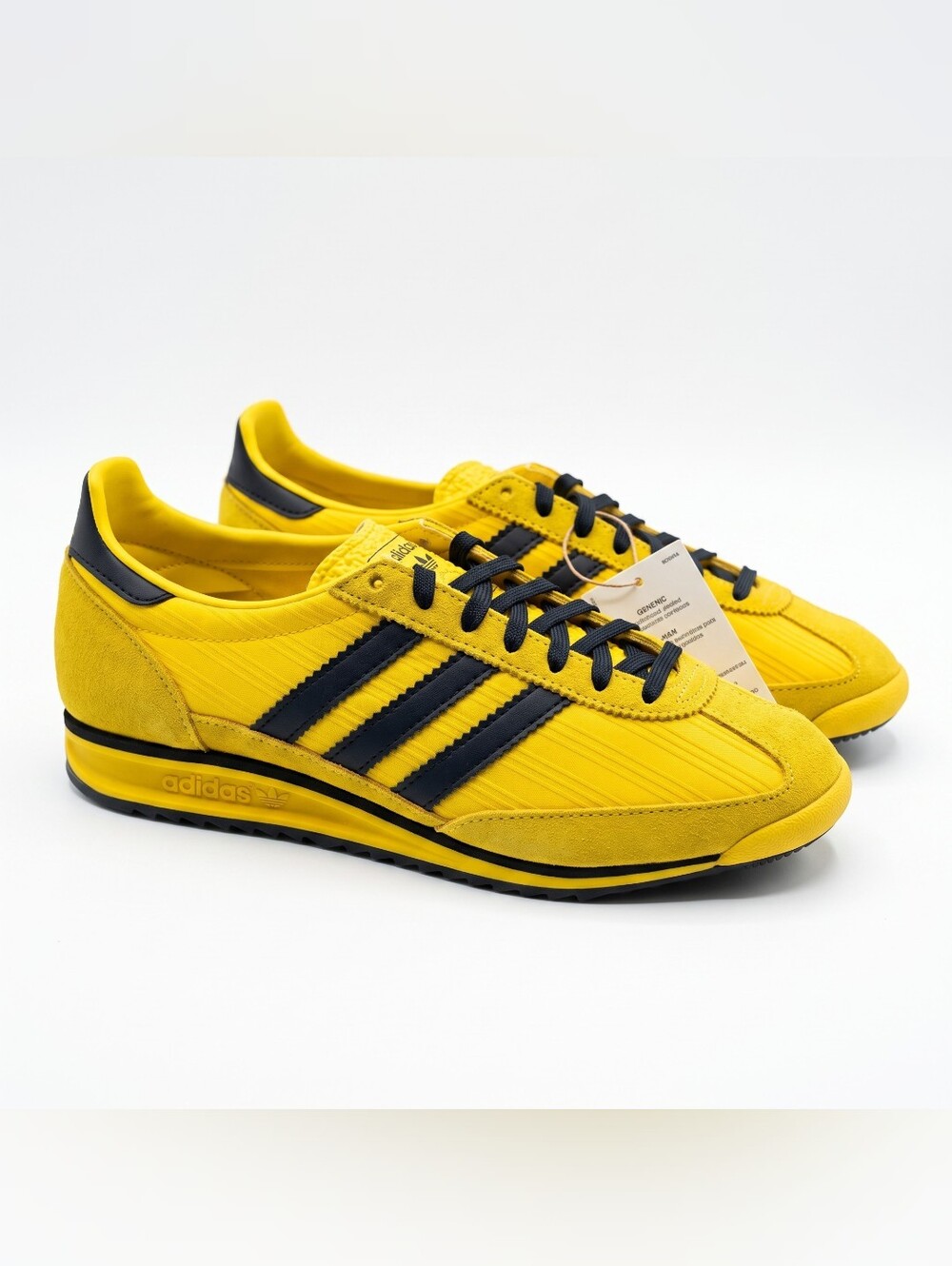 adidas SL 72 OG Yellow Core Black Sneakers Women’s 6.5 NWT JQ8316